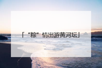 “粽”情出游黄河坛