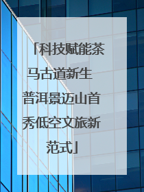 科技赋能茶马古道新生 普洱景迈山首秀低空文旅新范式