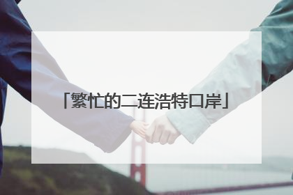 繁忙的二连浩特口岸