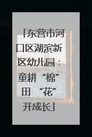 东营市河口区湖滨新区幼儿园：童耕“棉”田 “花”开成长