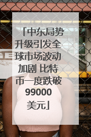 中东局势升级引发全球市场波动加剧 比特币一度跌破99000美元