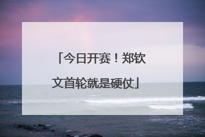 今日开赛！郑钦文首轮就是硬仗