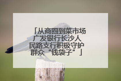 从商圈到菜市场 广发银行长沙人民路支行积极守护群众“钱袋子”