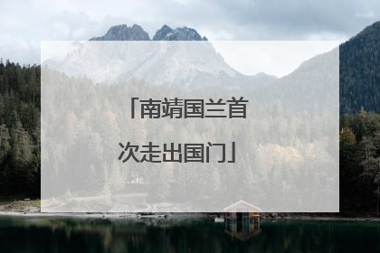南靖国兰首次走出国门