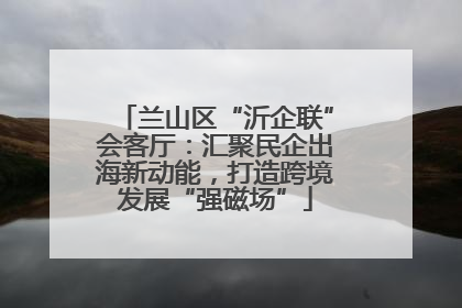 兰山区“沂企联”会客厅：汇聚民企出海新动能，打造跨境发展“强磁场”