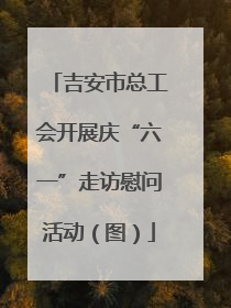 吉安市总工会开展庆“六一”走访慰问活动（图）