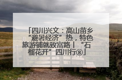 四川兴文：高山苗乡“避暑经济”热，特色旅游铺就致富路丨“石榴花开”四川行⑧