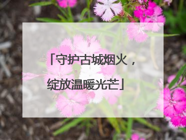 守护古城烟火，绽放温暖光芒