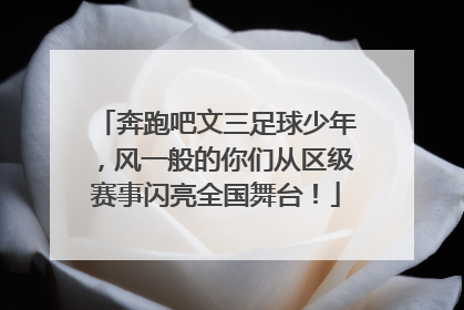奔跑吧文三足球少年，风一般的你们从区级赛事闪亮全国舞台！