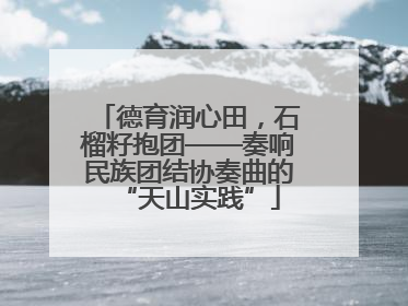 德育润心田，石榴籽抱团——奏响民族团结协奏曲的“天山实践”
