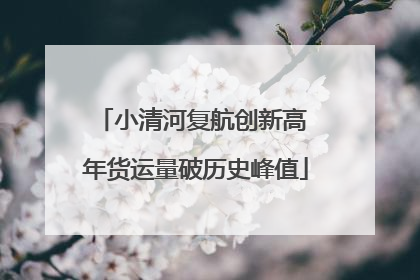小清河复航创新高 年货运量破历史峰值