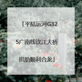 平陆运河G325广南线钦江大桥拱肋顺利合龙