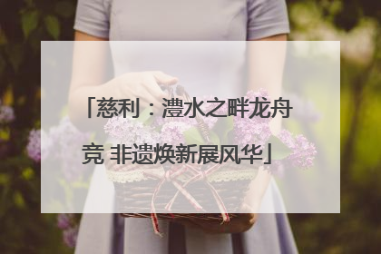 慈利：澧水之畔龙舟竞 非遗焕新展风华