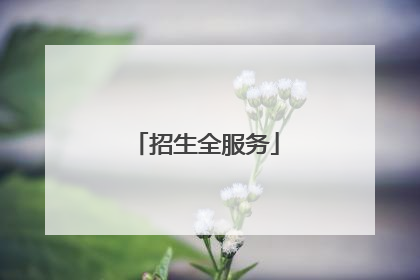 招生全服务