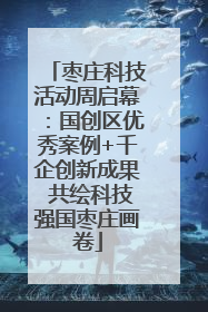 枣庄科技活动周启幕：国创区优秀案例+千企创新成果 共绘科技强国枣庄画卷