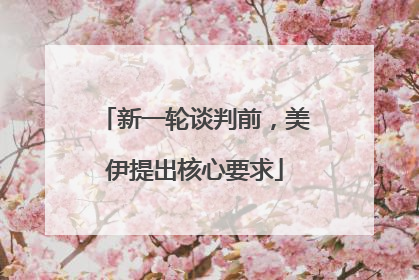 新一轮谈判前，美伊提出核心要求