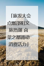 旅发大会点燃邵阳文旅热潮 卤菜之都涌动消费活力