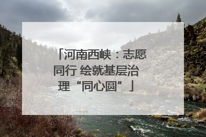 河南西峡：志愿同行 绘就基层治理“同心圆”