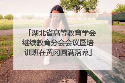 湖北省高等教育学会继续教育分会会议暨培训班在黄冈圆满落幕