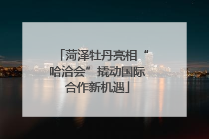 菏泽牡丹亮相“哈洽会”撬动国际合作新机遇
