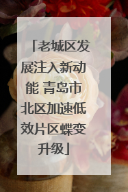 老城区发展注入新动能 青岛市北区加速低效片区蝶变升级