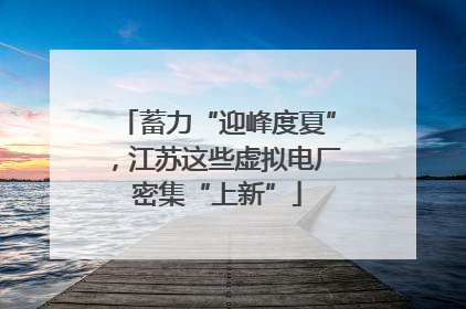 蓄力“迎峰度夏”，江苏这些虚拟电厂密集“上新”