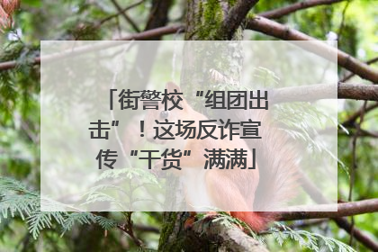 街警校“组团出击”！这场反诈宣传“干货”满满