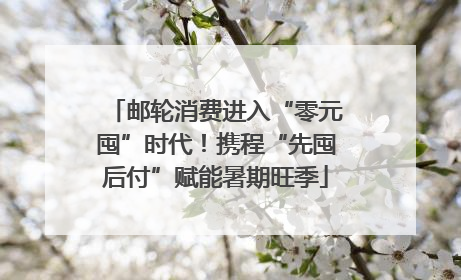 邮轮消费进入“零元囤”时代！携程“先囤后付”赋能暑期旺季