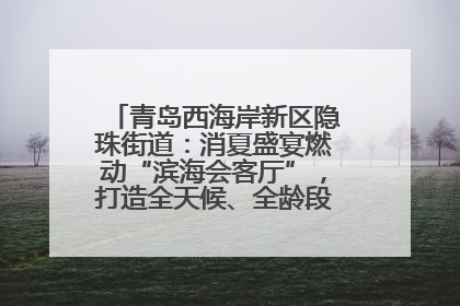 青岛西海岸新区隐珠街道：消夏盛宴燃动“滨海会客厅”，打造全天候、全龄段消费生态圈