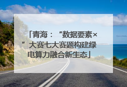 青海：“数据要素×”大赛七大赛题构建绿电算力融合新生态