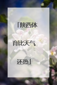 陕西体育比天气还热