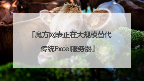 魔方网表正在大规模替代传统Excel服务器
