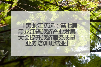 黑龙江抚远：第七届黑龙江省旅游产业发展大会提升旅游服务质量业务培训班结业