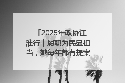 2025年政协江淮行｜履职为民显担当，她每年都有提案被评为“优秀”